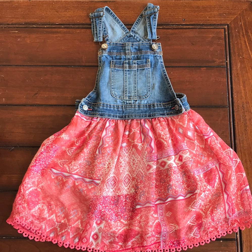 Pink and Denim Jumper